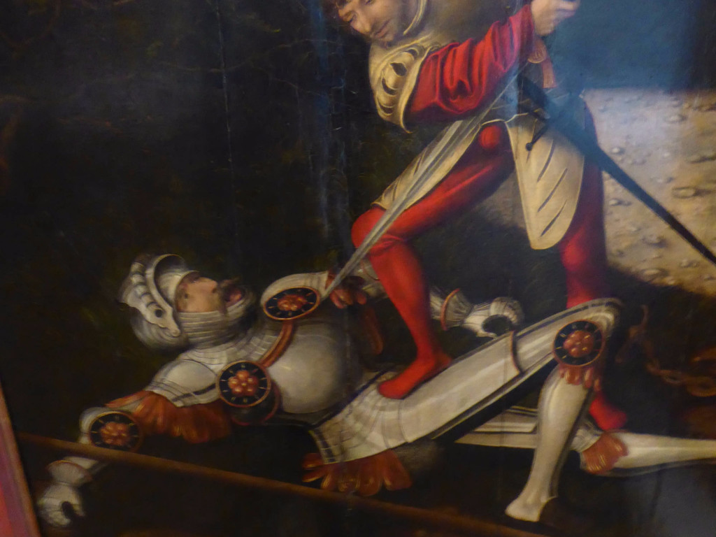 David kämpft mit Goliath